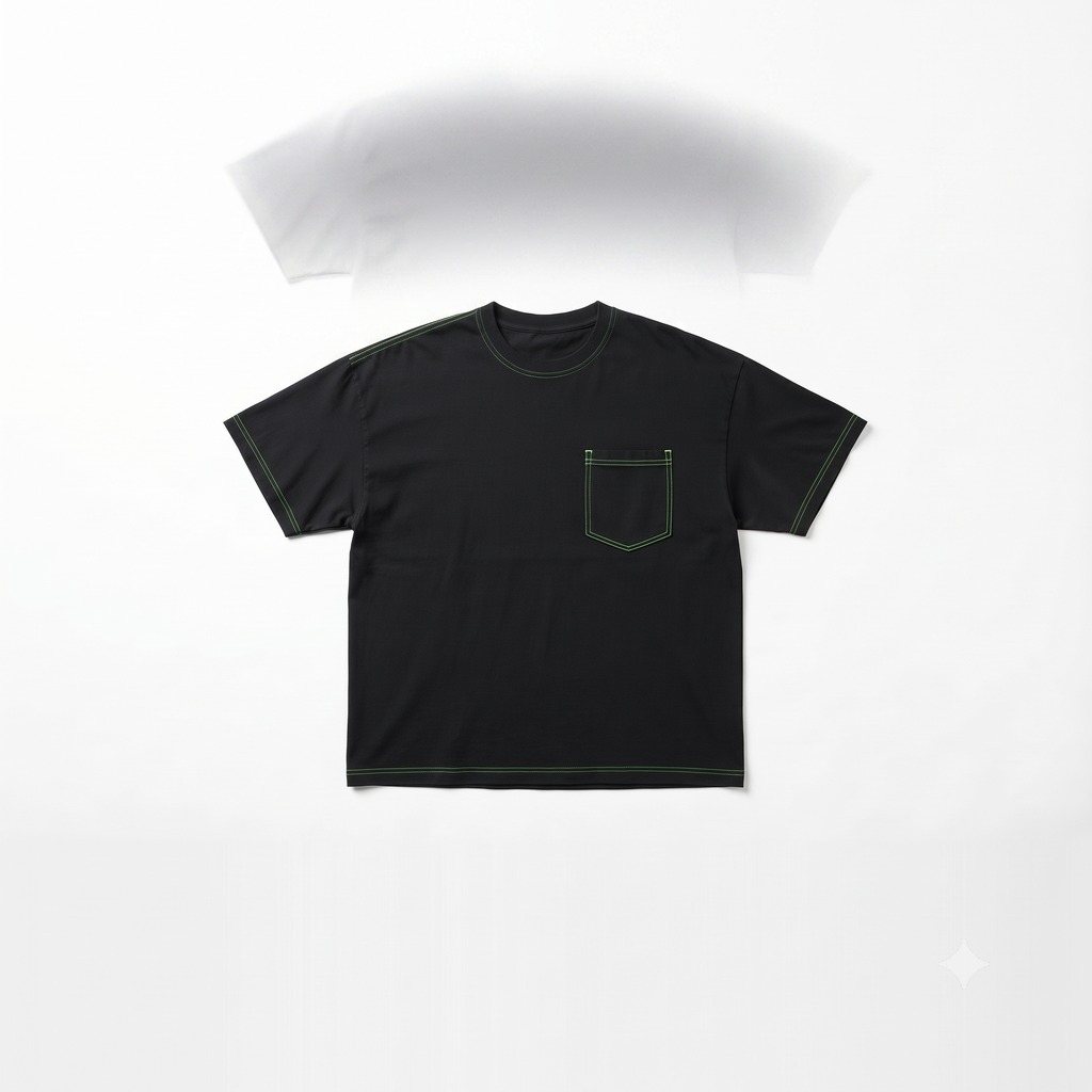 Neon Tag Pocket Tee