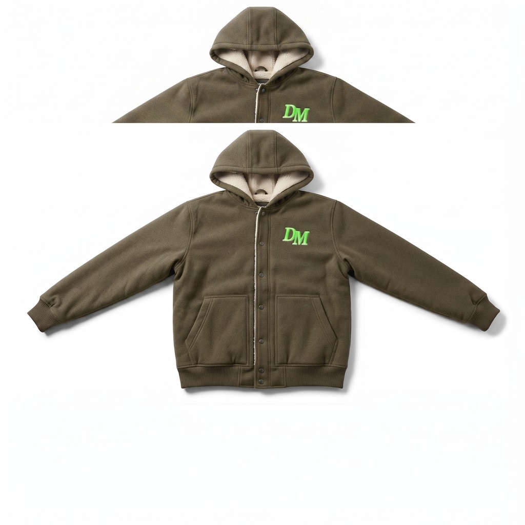 Sherpa-Lined Hooded Jacket 3